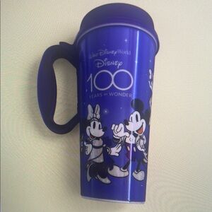 Disney Blue Travel Mug - 100 Years of Wonder